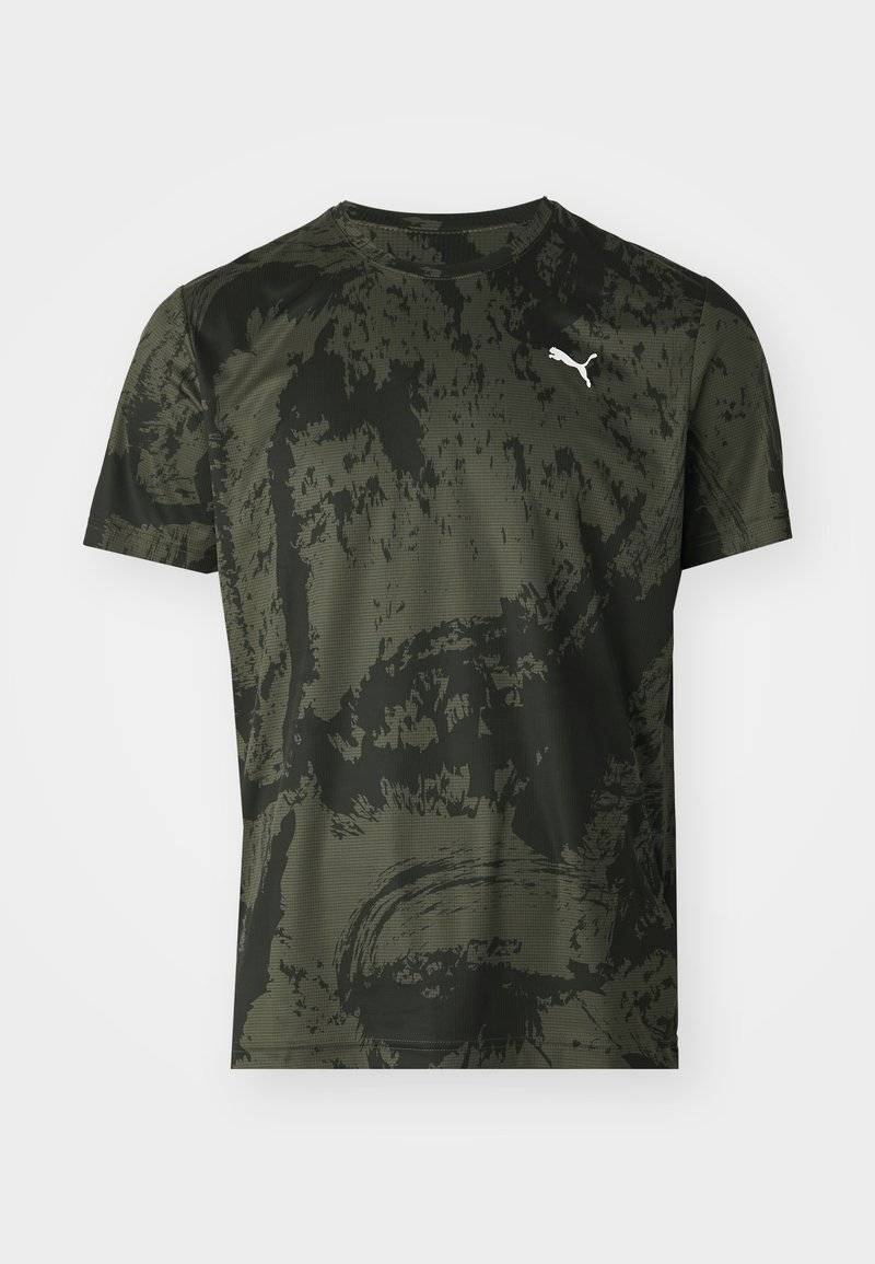 Puma Puma TRAIN ALL DAY TEE - Print T-shirt - dark olive Hotsell