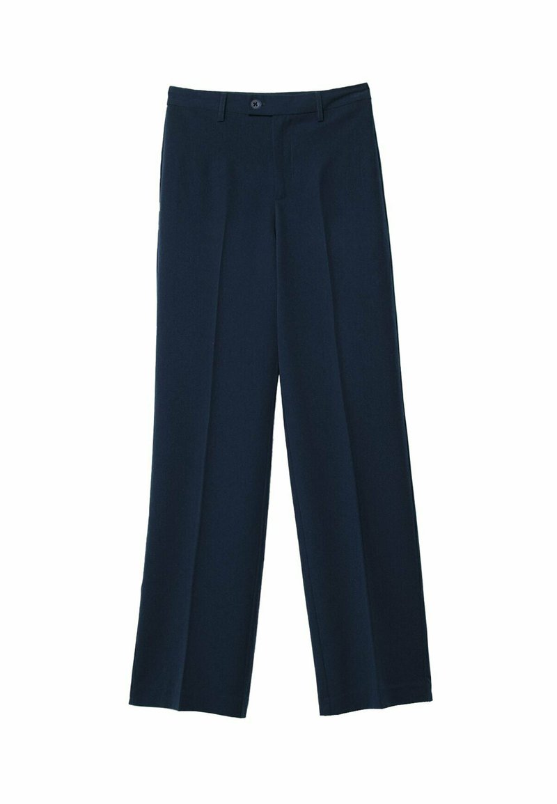 Stradivarius Stradivarius Trousers - dark blue Großer Ausverkauf
