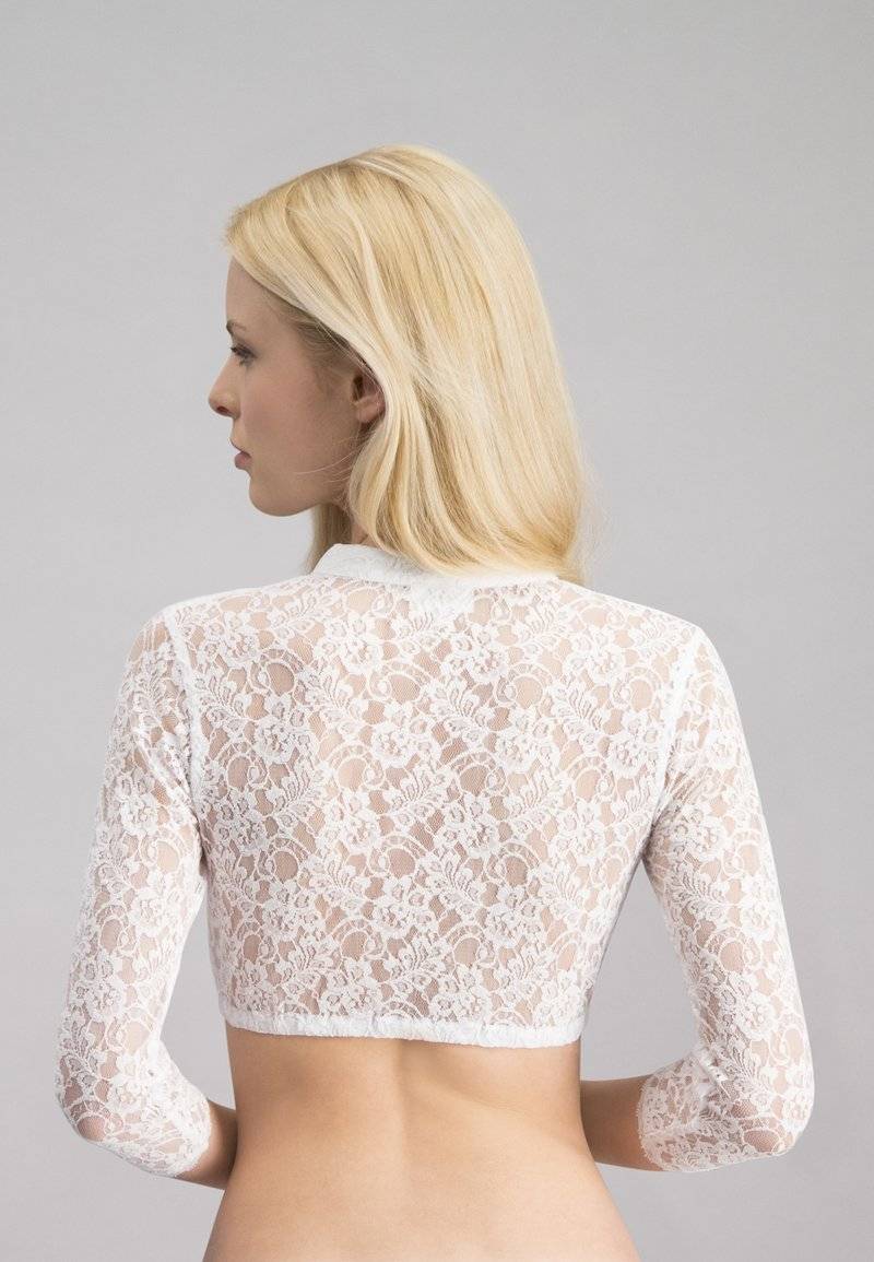 Stockerpoint Stockerpoint CANDY - Button-down blouse - weiss Jubiläumsangebot