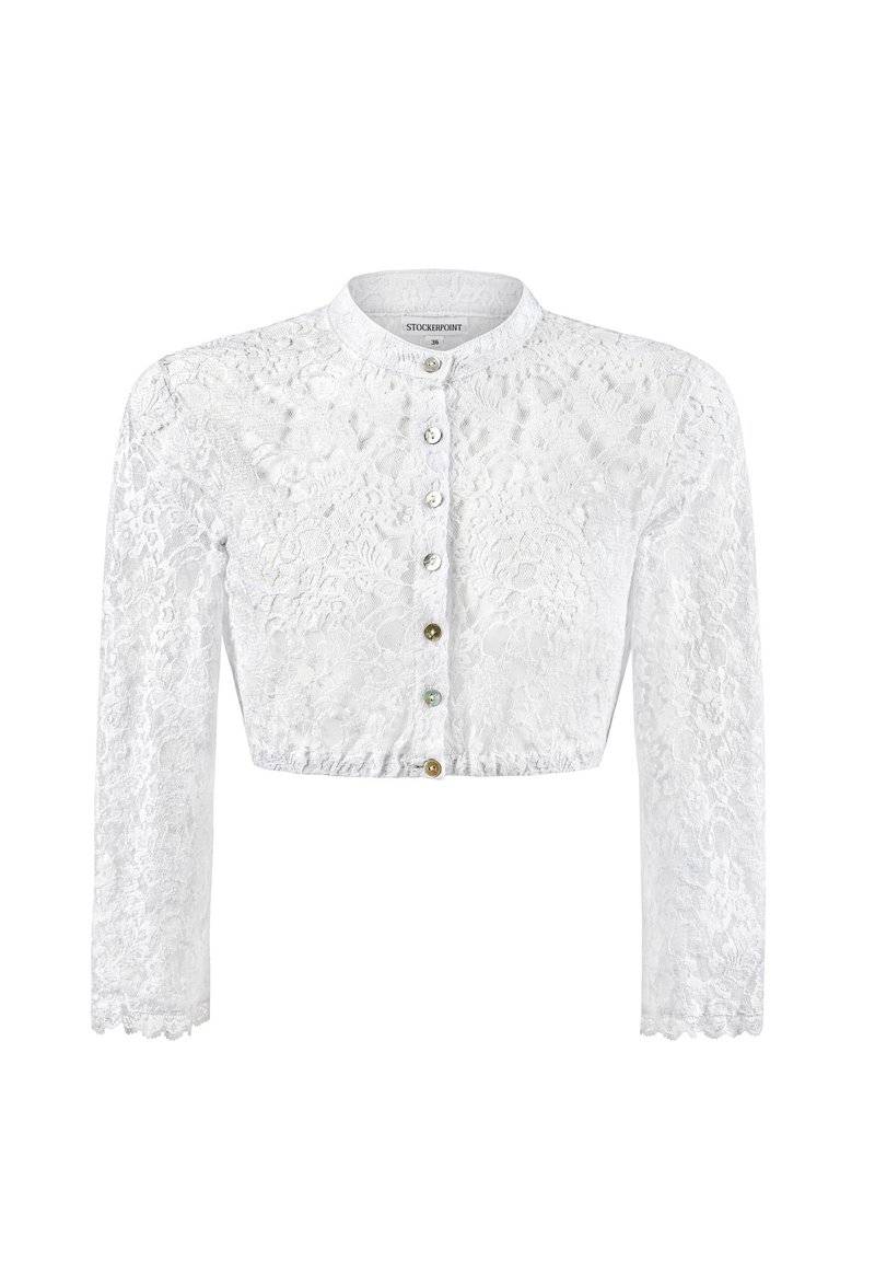 Stockerpoint Stockerpoint CANDY - Button-down blouse - weiss Jubiläumsangebot