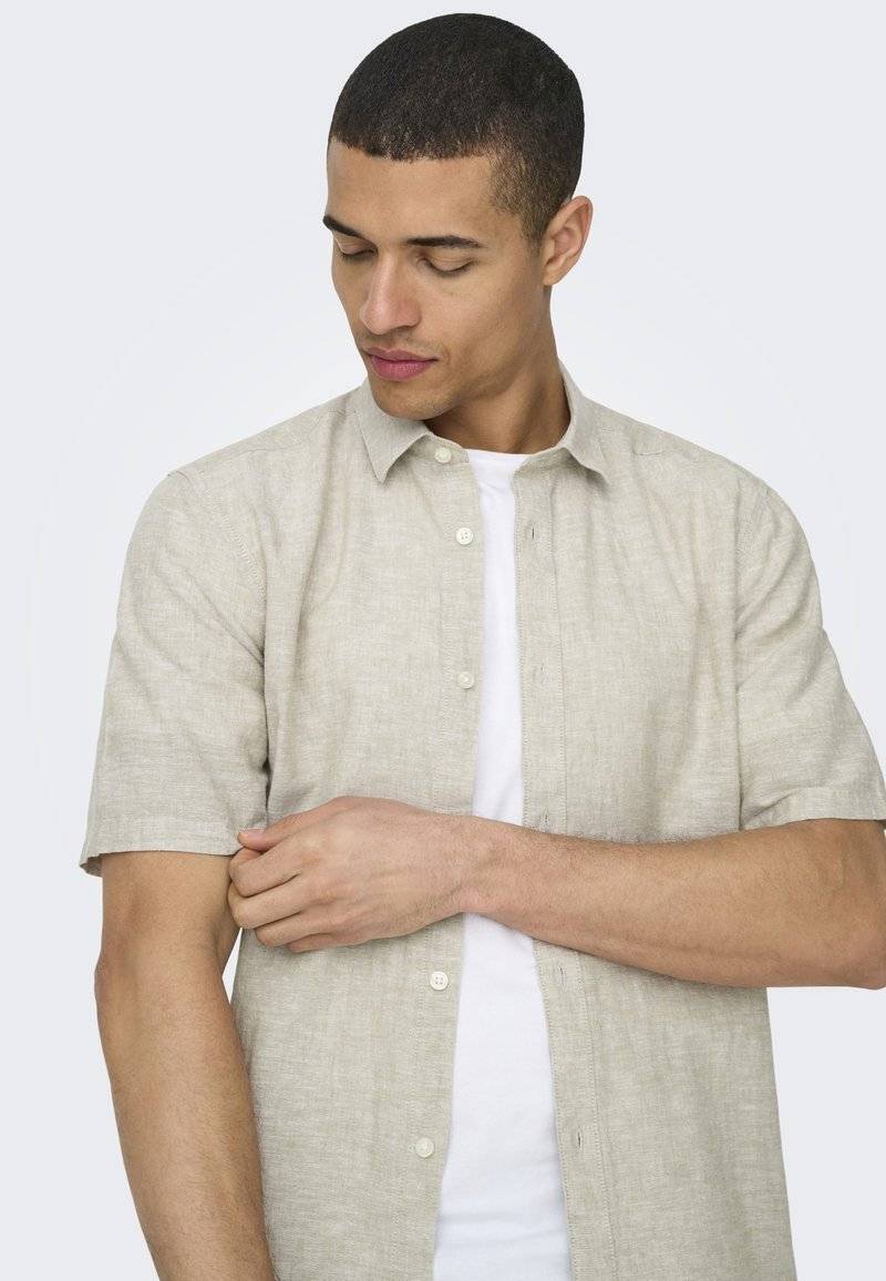 Only & Sons Only & Sons ONSCAIDEN - Shirt - chinchilla Lagerräumung