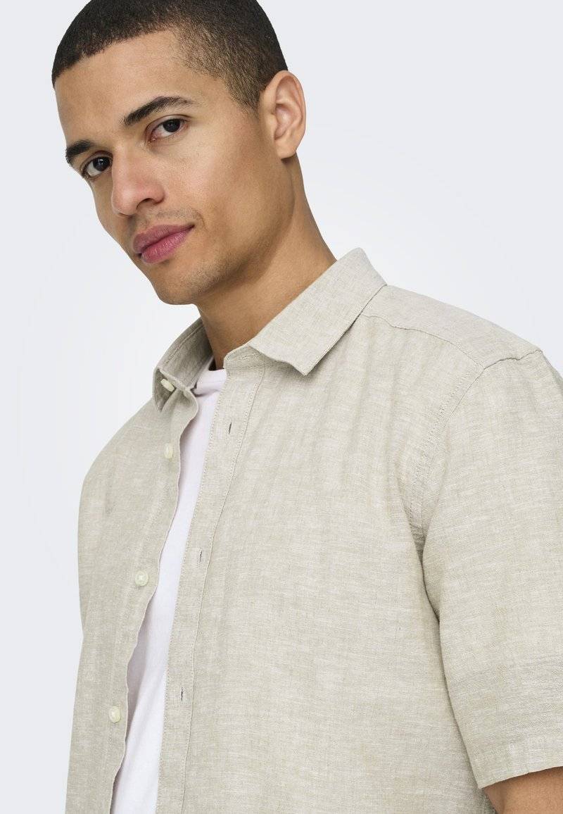 Only & Sons Only & Sons ONSCAIDEN - Shirt - chinchilla Lagerräumung