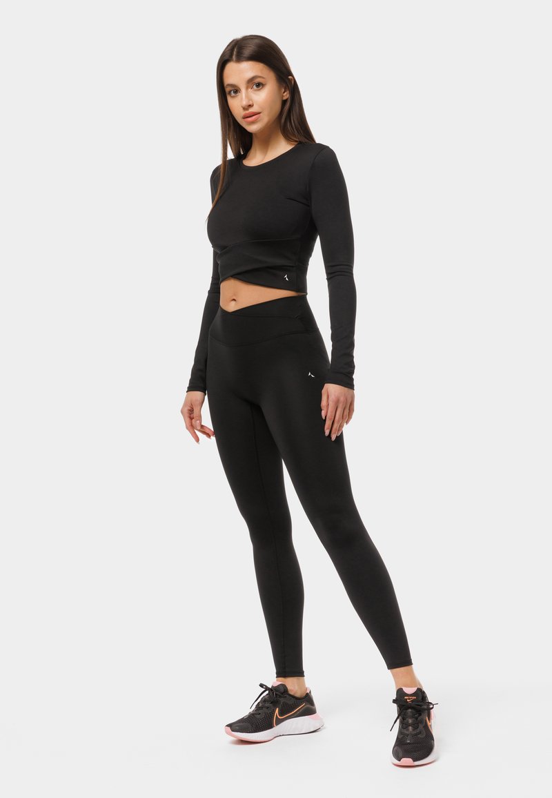 carpatree carpatree CROSSOVER HIGHWAIST - Leggings - black Hotsell