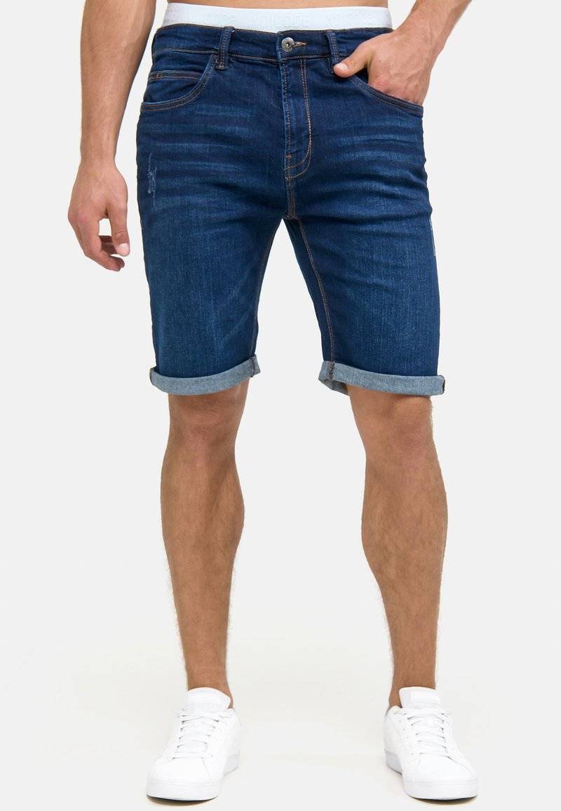 INDICODE JEANS INDICODE JEANS INCADEN - Denim shorts - blau