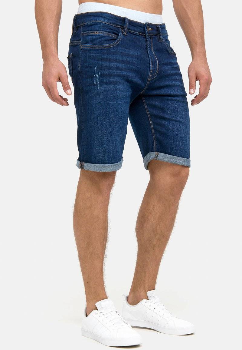 INDICODE JEANS INDICODE JEANS INCADEN - Denim shorts - blau Osterangebot