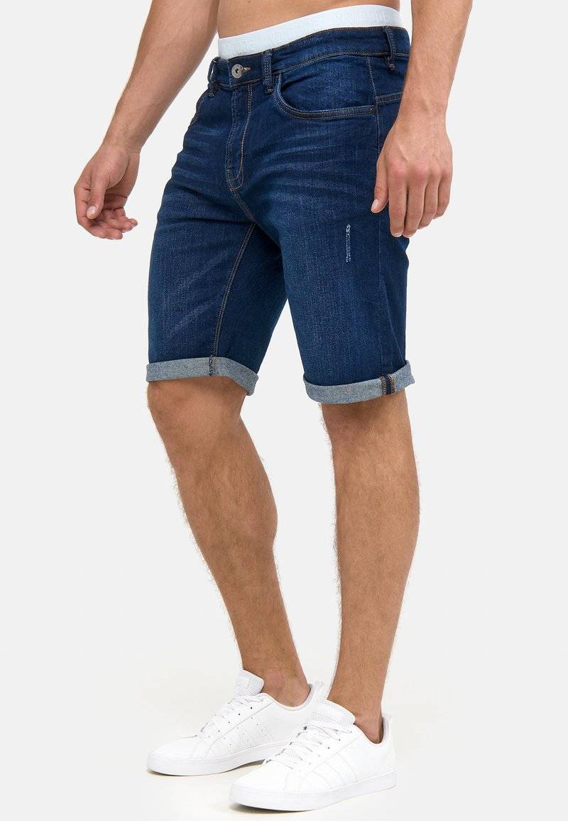 INDICODE JEANS INDICODE JEANS INCADEN - Denim shorts - blau Osterangebot