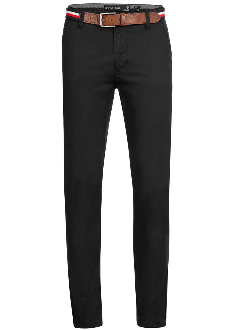INDICODE JEANS INDICODE JEANS CHERRY - Chinos - black