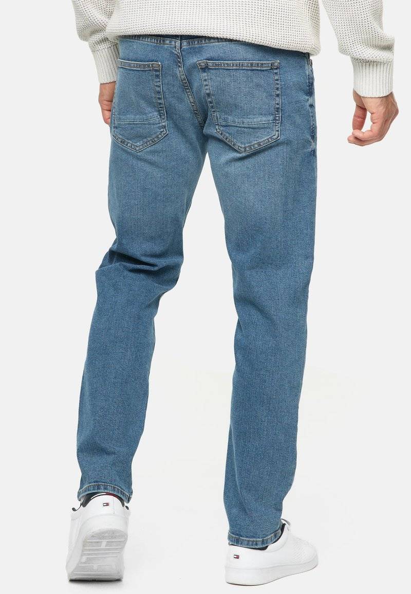 INDICODE JEANS INDICODE JEANS INSANTINO - Straight leg jeans - medium dark cloud Große Rabatte