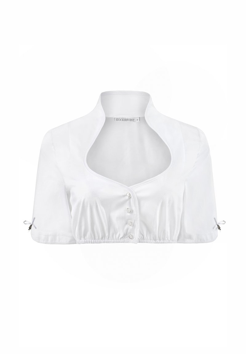 Stockerpoint Stockerpoint SOLANGE - Button-down blouse - weiss Räumungsverkauf