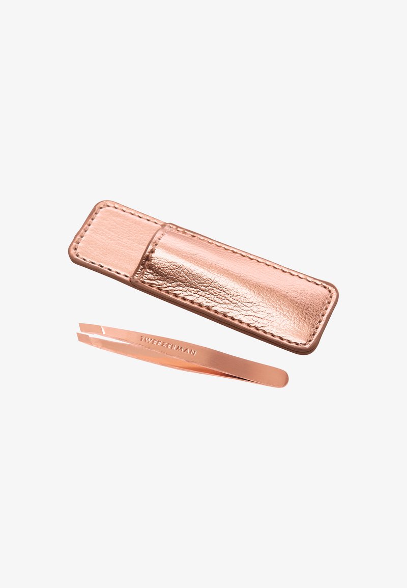 TWEEZERMAN TWEEZERMAN ROSE GOLD MINI SLANT WITH CASE - Hair removal tool Tägliche Deals