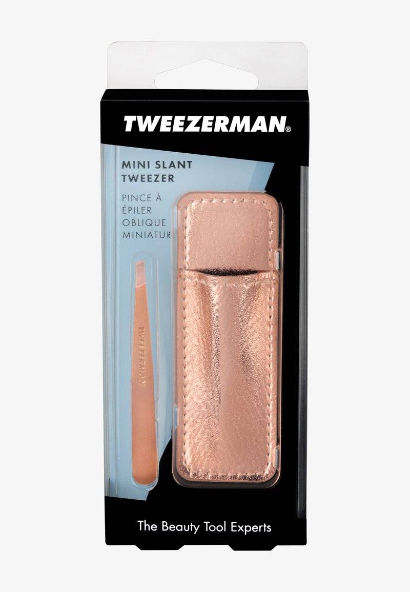 TWEEZERMAN TWEEZERMAN ROSE GOLD MINI SLANT WITH CASE - Hair removal tool Tägliche Deals