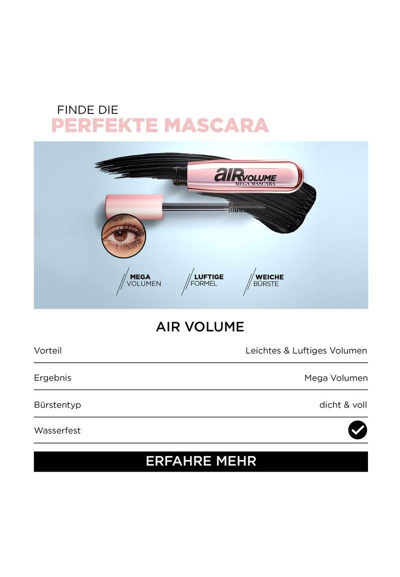 L'Oréal Paris L'Oréal Paris LASH PARADISE - Mascara - intense black 50% Rabatt mit kostenlosem Versand