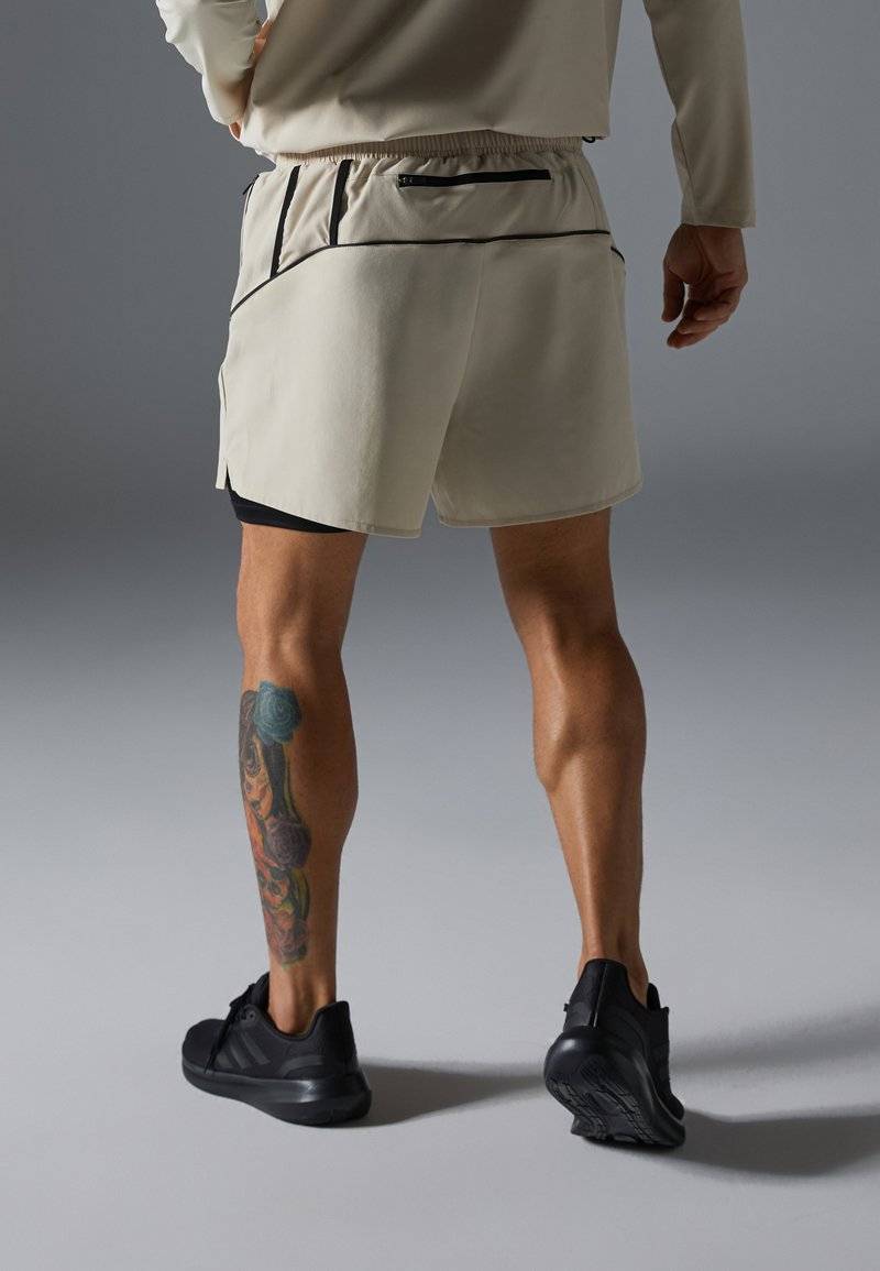 Pier One Sport Pier One Sport Sports shorts - beige Im Verkauf