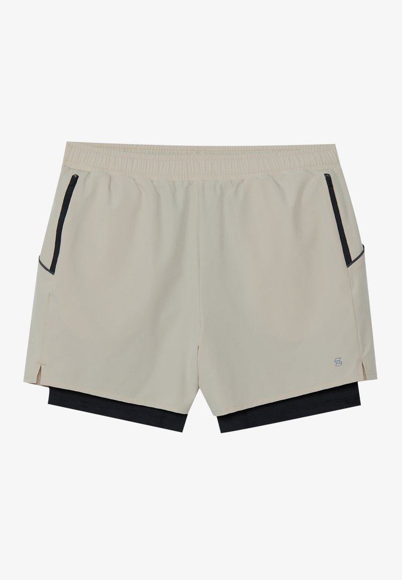 Pier One Sport Pier One Sport Sports shorts - beige Im Verkauf