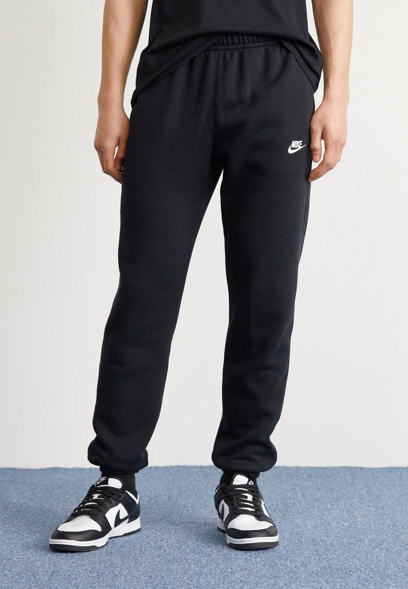 Nike Sportswear Nike Sportswear CLUB CF BB - Tracksuit bottoms - black Flash Sale