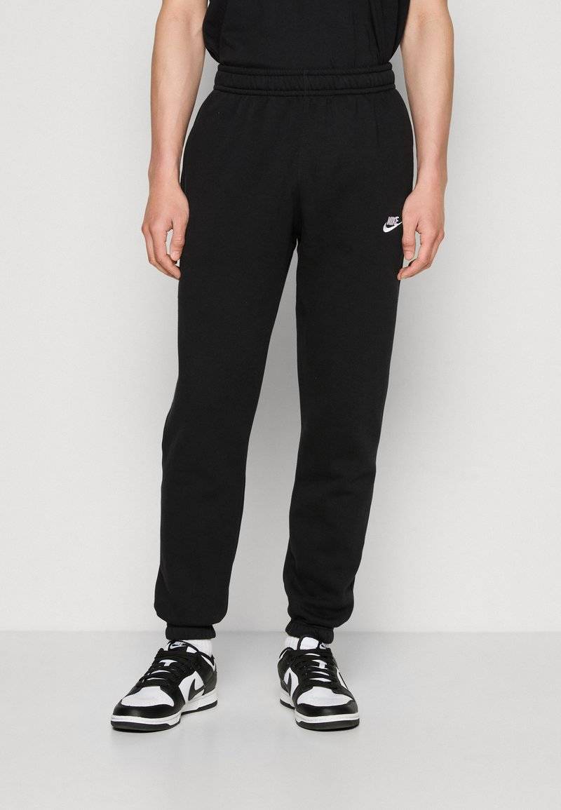 Nike Sportswear Nike Sportswear CLUB CF BB - Tracksuit bottoms - black Flash Sale