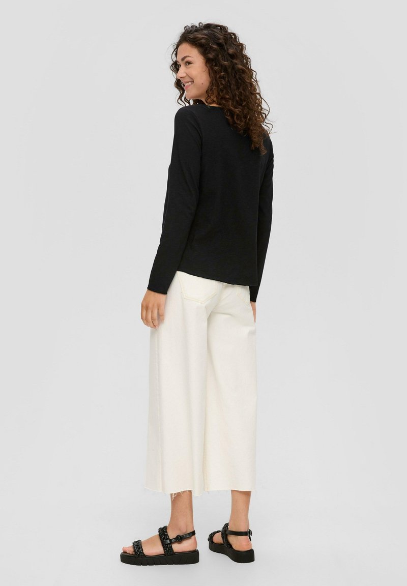 s.Oliver s.Oliver MIT U-BOOT-AUSSCHNITT - Long sleeved top - schwarz Preisnachlass