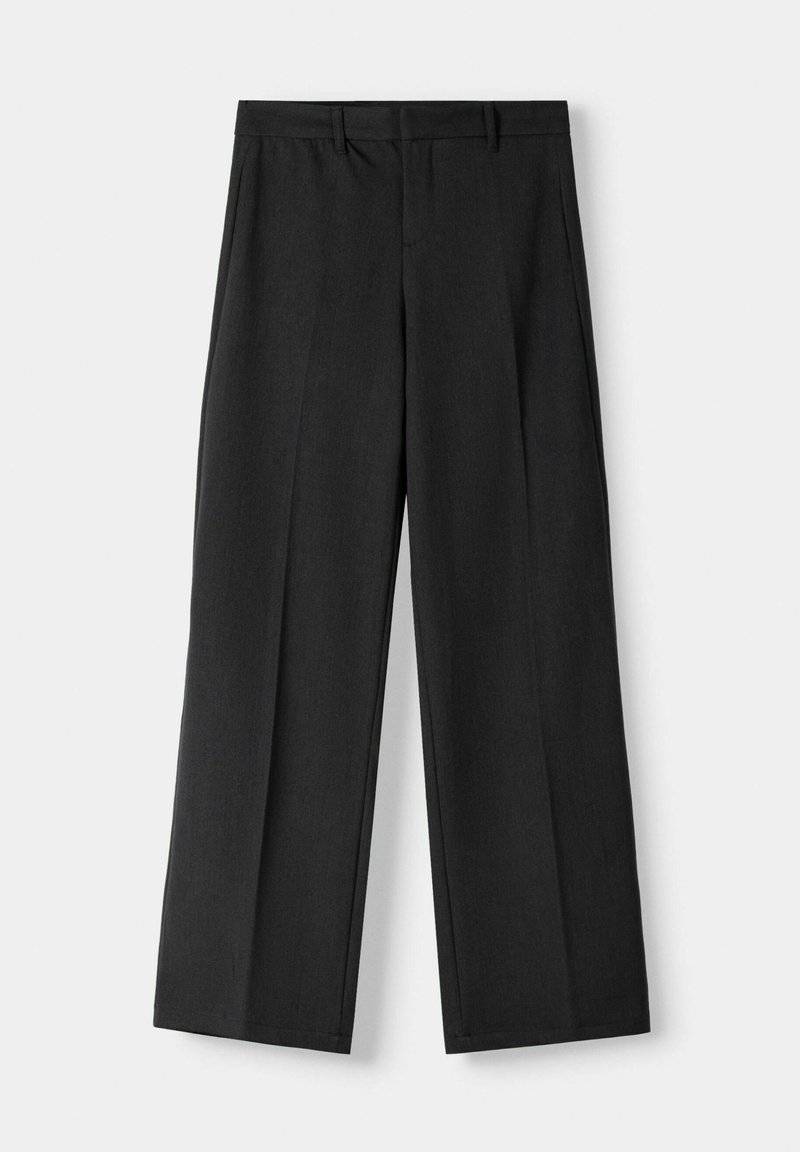 Bershka Bershka Trousers - mottled grey Weihnachtsangebot