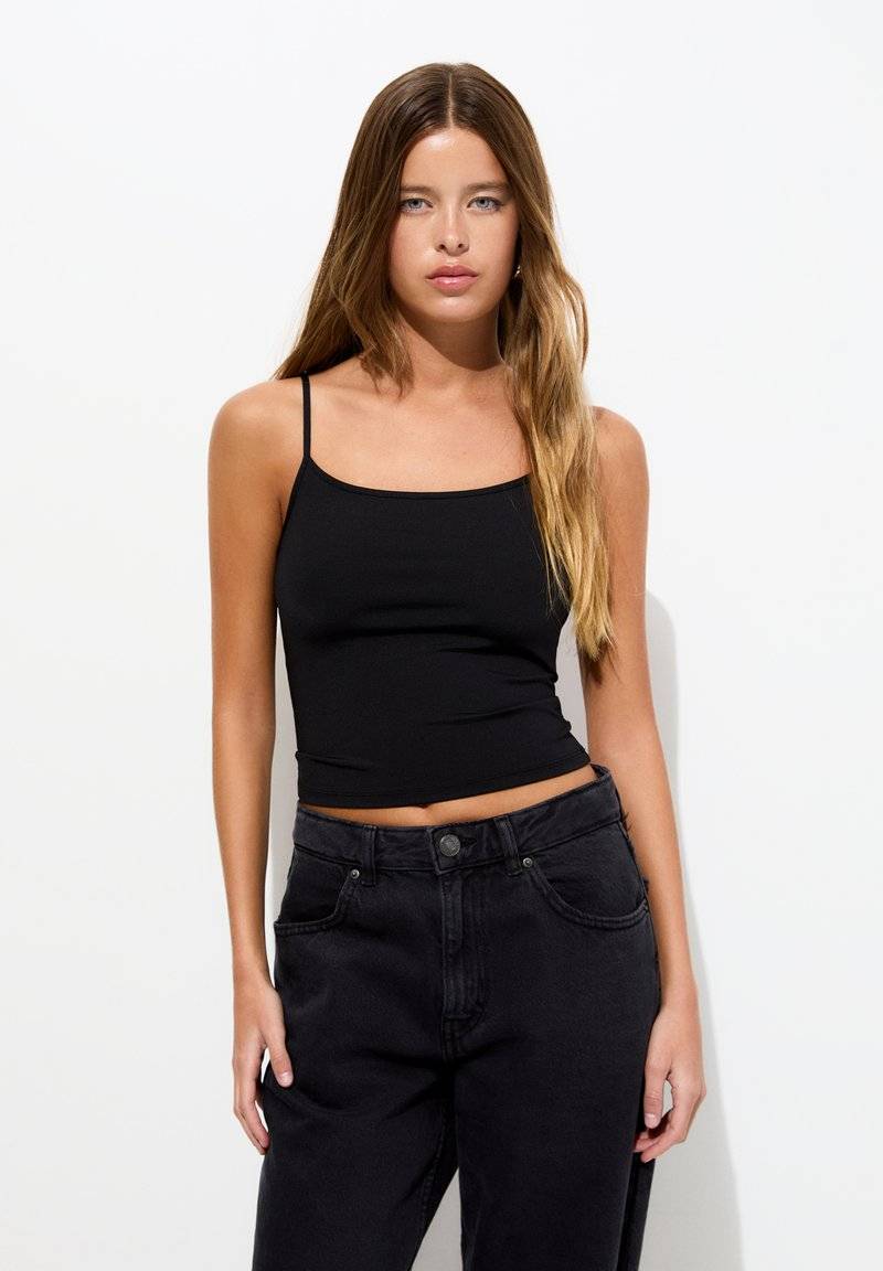 PULL&BEAR PULL&BEAR STRAPPY PACK OF 2 - Top - white Zeitlich begrenztes Angebot
