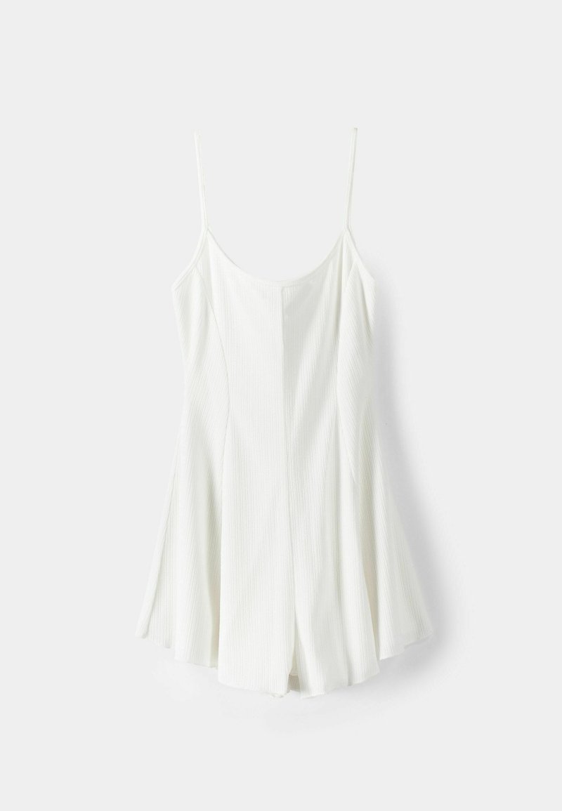Bershka Bershka PRINTED - PLAYSUIT - Jumpsuit - white Blitzangebot