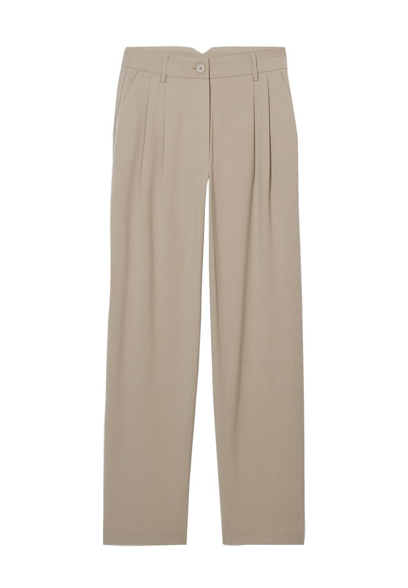 Cache Cache Cache Cache WEITE FLIESSENDE MIT ABNÄHERN - Trousers - vert kaki Große Rabatte