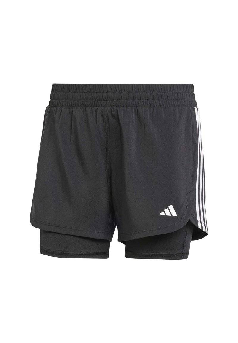 adidas Performance adidas Performance PACER 3-STRIPES WOVEN - Sports shorts - black VIP-Rabatte