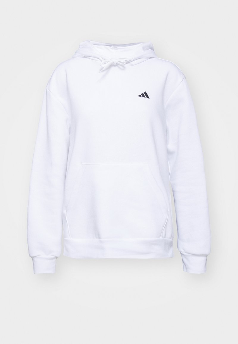 adidas Sportswear adidas Sportswear ESSENTIALS SMALL LOGO FEEL COZY HOODIE - Hoodie - white Wochenangebot