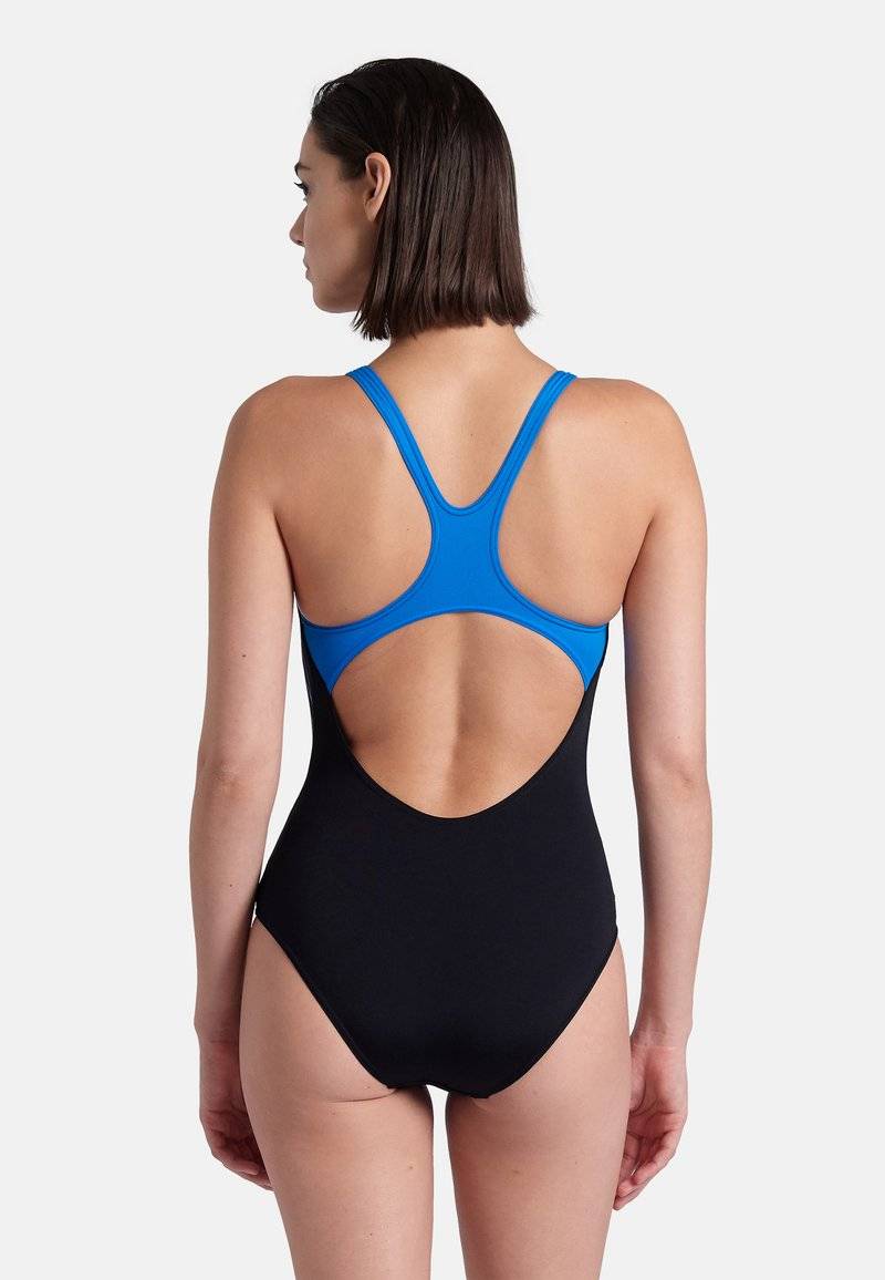 Arena Arena REFLECTING - Swimsuit - black blue river Kostenlose Rückgabe