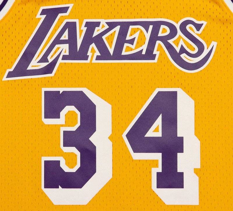 Mitchell & Ness Mitchell & Ness Swingman Los Angeles Lakers - Shaquille O'Neal - NBA jersey - light gold Saisonale Angebote