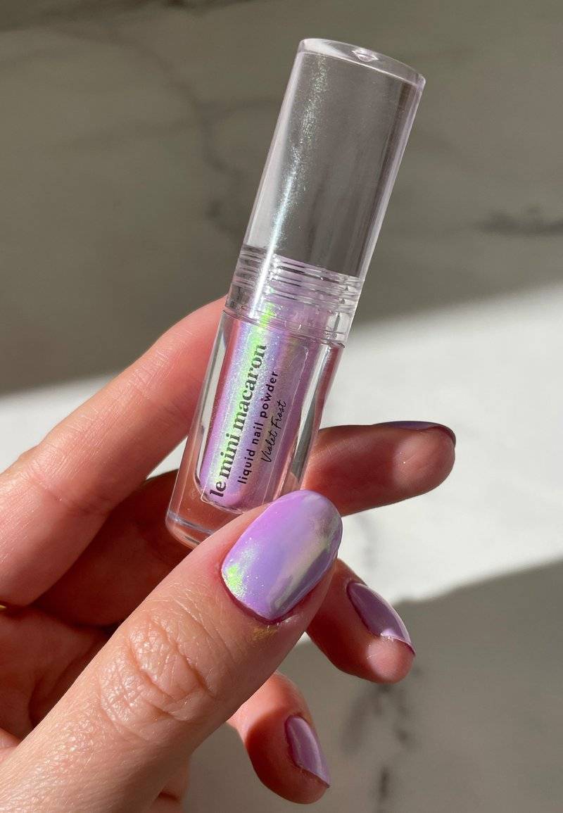 Le Mini Macaron Le Mini Macaron LIQUID NAIL POWDER - Nail polish - violet frost Nur für heute