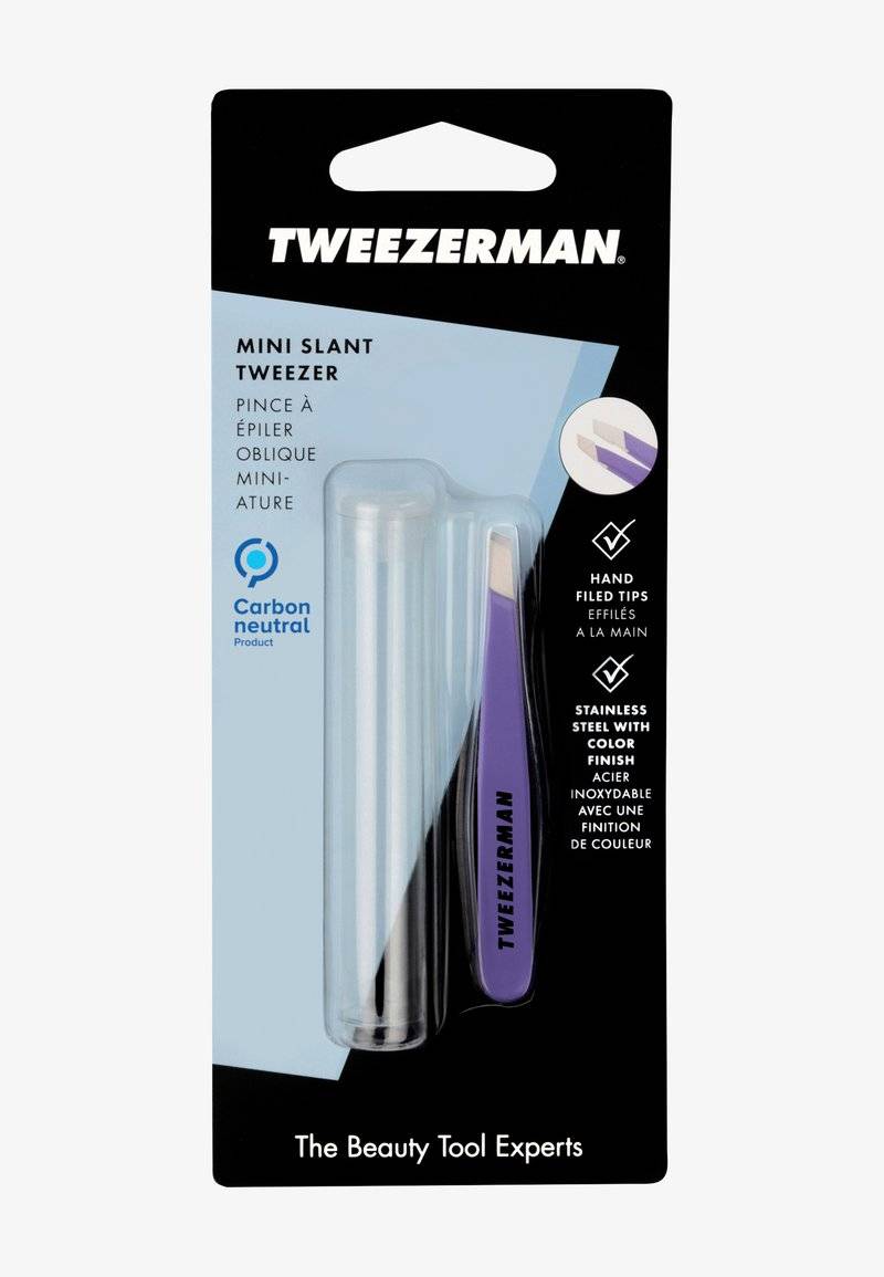 TWEEZERMAN TWEEZERMAN MINI SLANT TWEEZER - Hair removal tool - purple Speichern exportieren