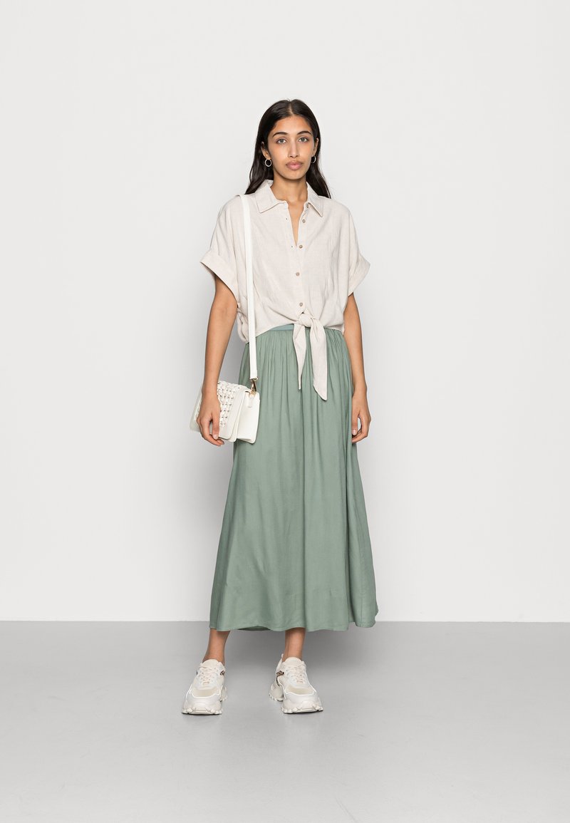 ONLY ONLY ONLVENEDIG - A-line skirt - chinois green Auslauf