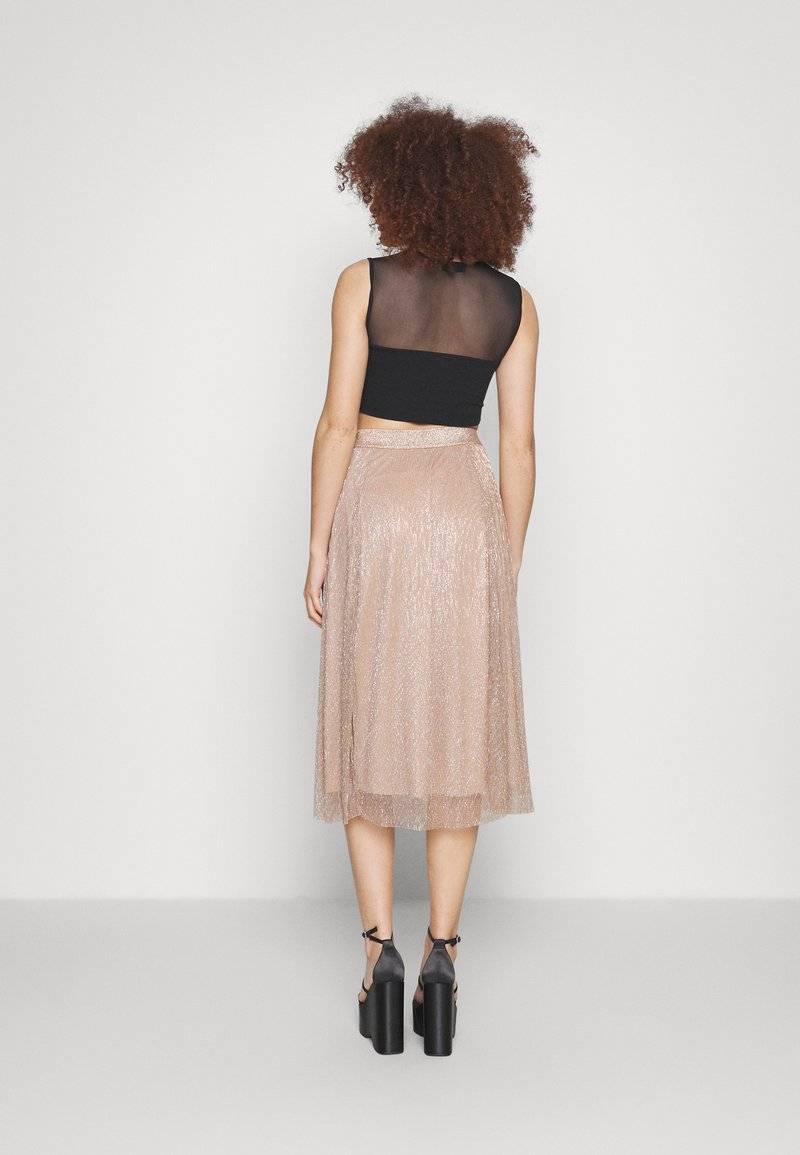 ONLY ONLY ONLTINGA SHINE SKIRT - A-line skirt - beige im Angebot