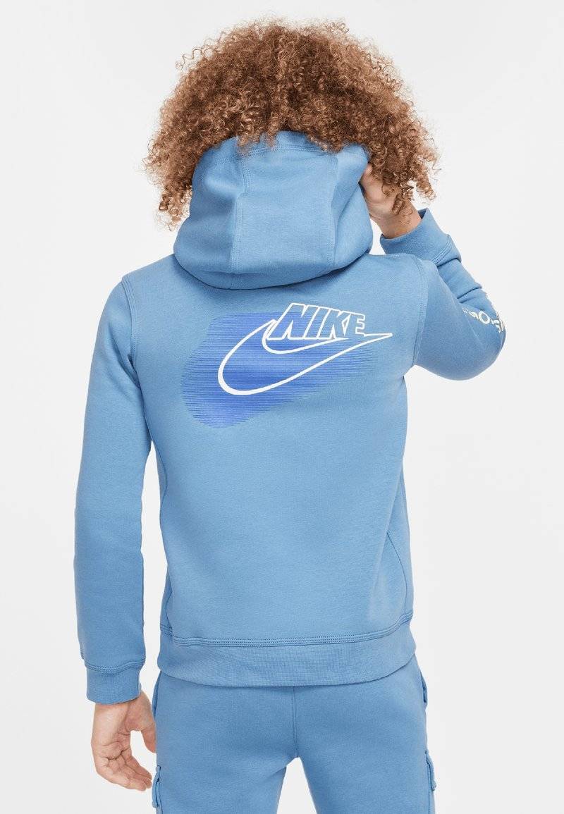 Nike Sportswear Nike Sportswear FLEECE HOODIE - Hoodie - aegean storm