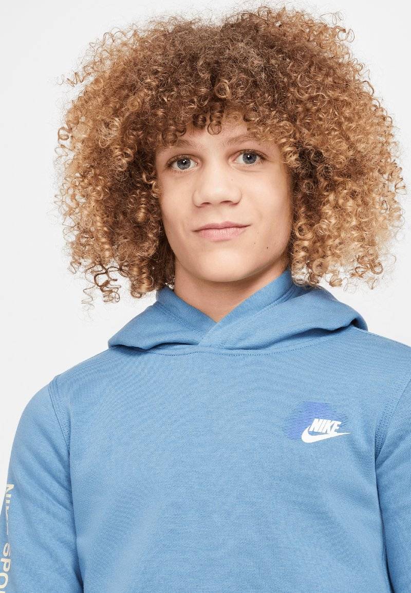 Nike Sportswear Nike Sportswear FLEECE HOODIE - Hoodie - aegean storm Schlussverkauf