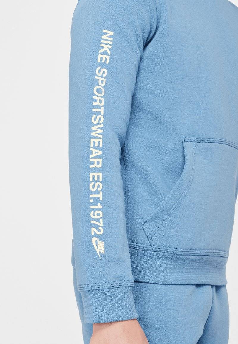 Nike Sportswear Nike Sportswear FLEECE HOODIE - Hoodie - aegean storm Schlussverkauf
