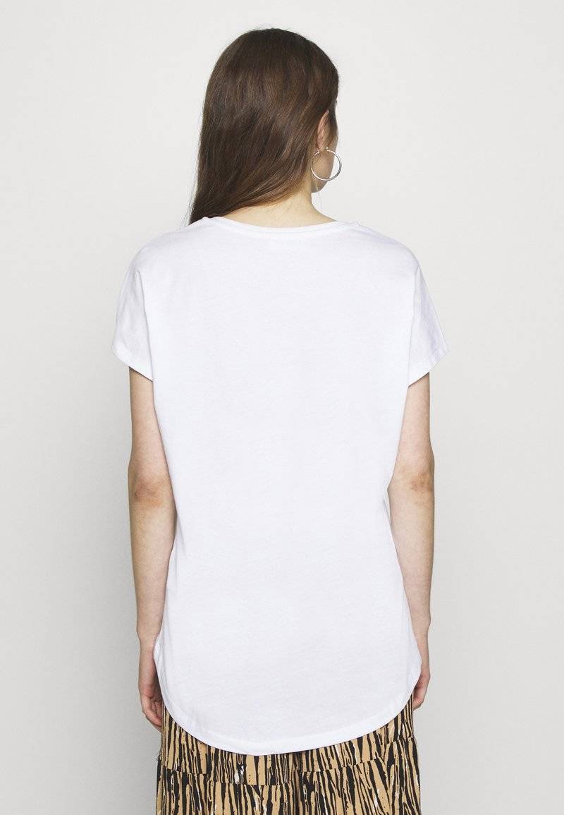 Even&Odd Even&Odd MANDALA ENJOY THE LITTLE THINGS TEE - Print T-shirt - white Günstiger Verkauf