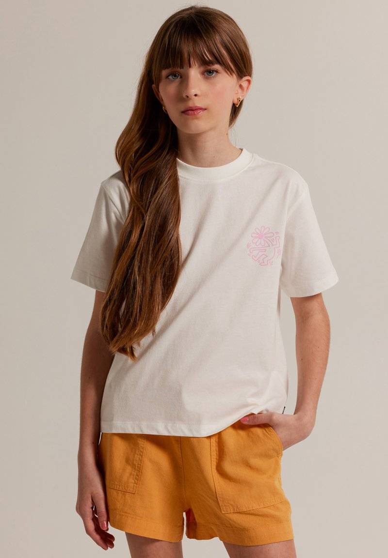 America Today America Today ELA JR - Print T-shirt - off white Meist gekauft