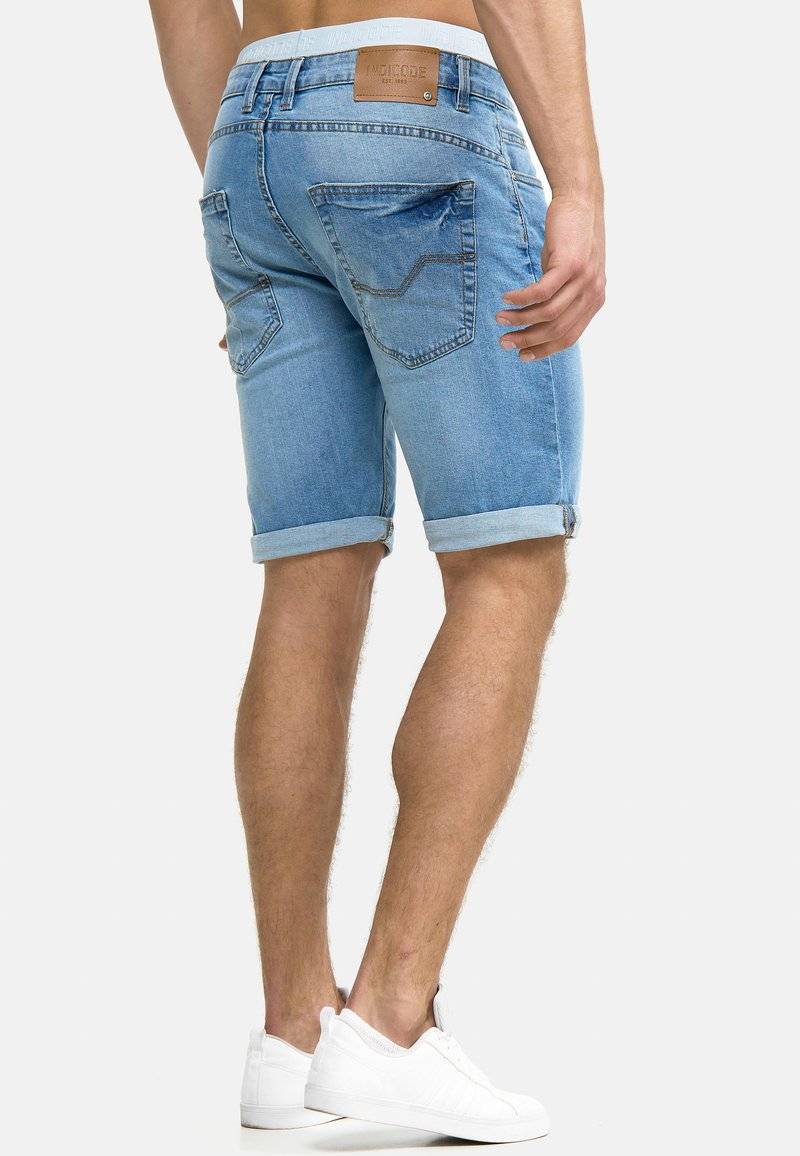 INDICODE JEANS INDICODE JEANS INCADEN - Denim shorts - blue Blitzverkäufe