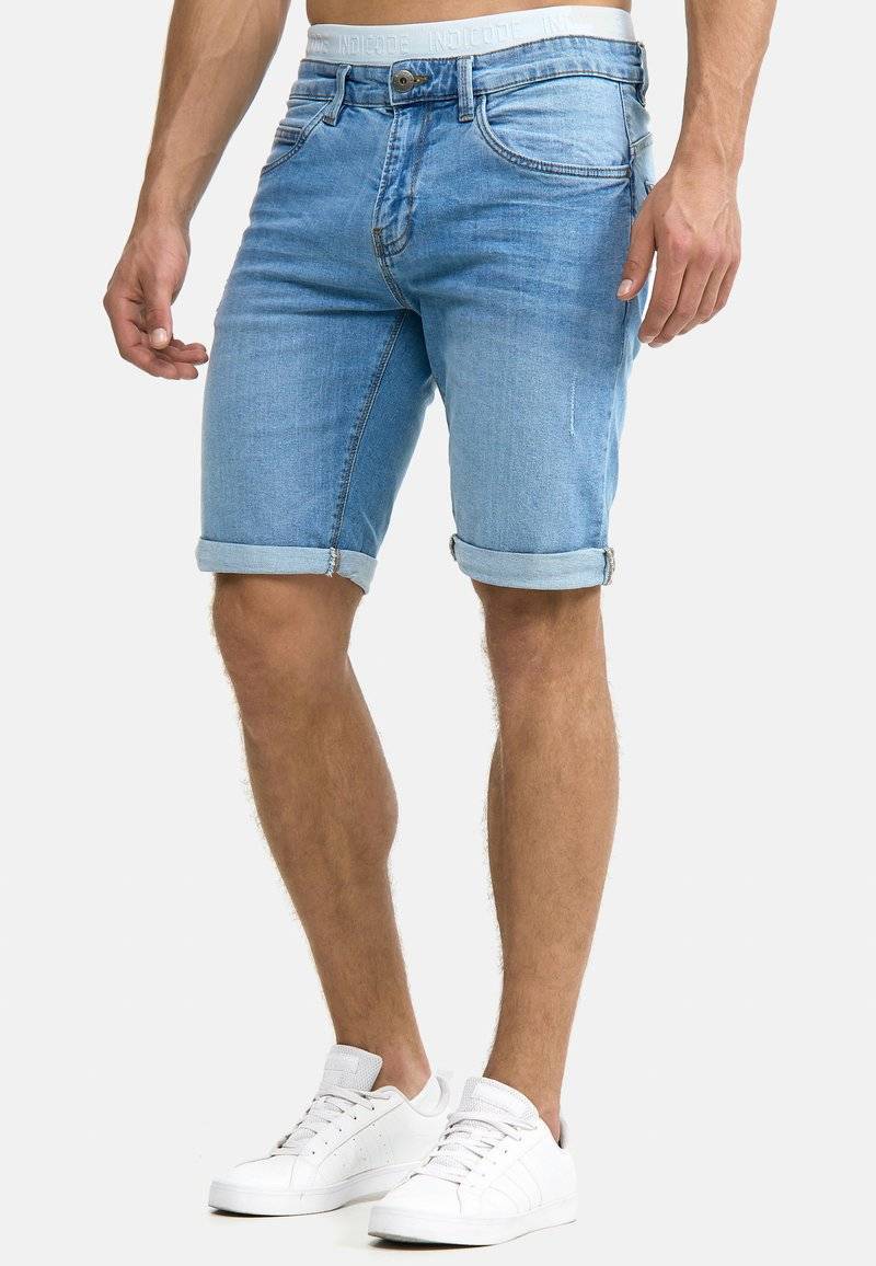 INDICODE JEANS INDICODE JEANS INCADEN - Denim shorts - blue Blitzverkäufe