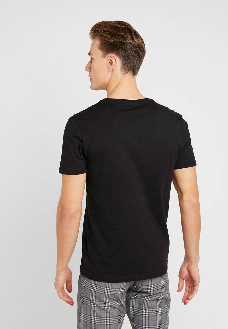 Pier One Pier One 5 PACK - Basic T-shirt - black Fabrikpreis