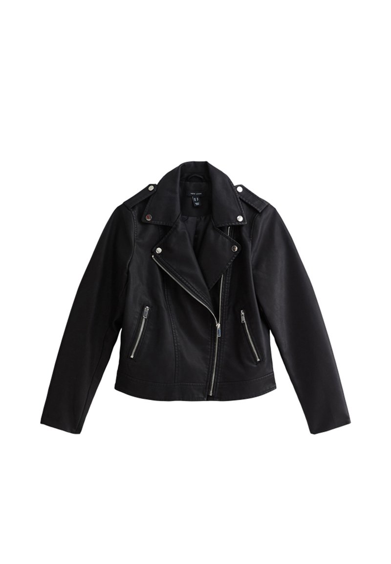 New Look New Look LOOK - Faux leather jacket - black Rabatt