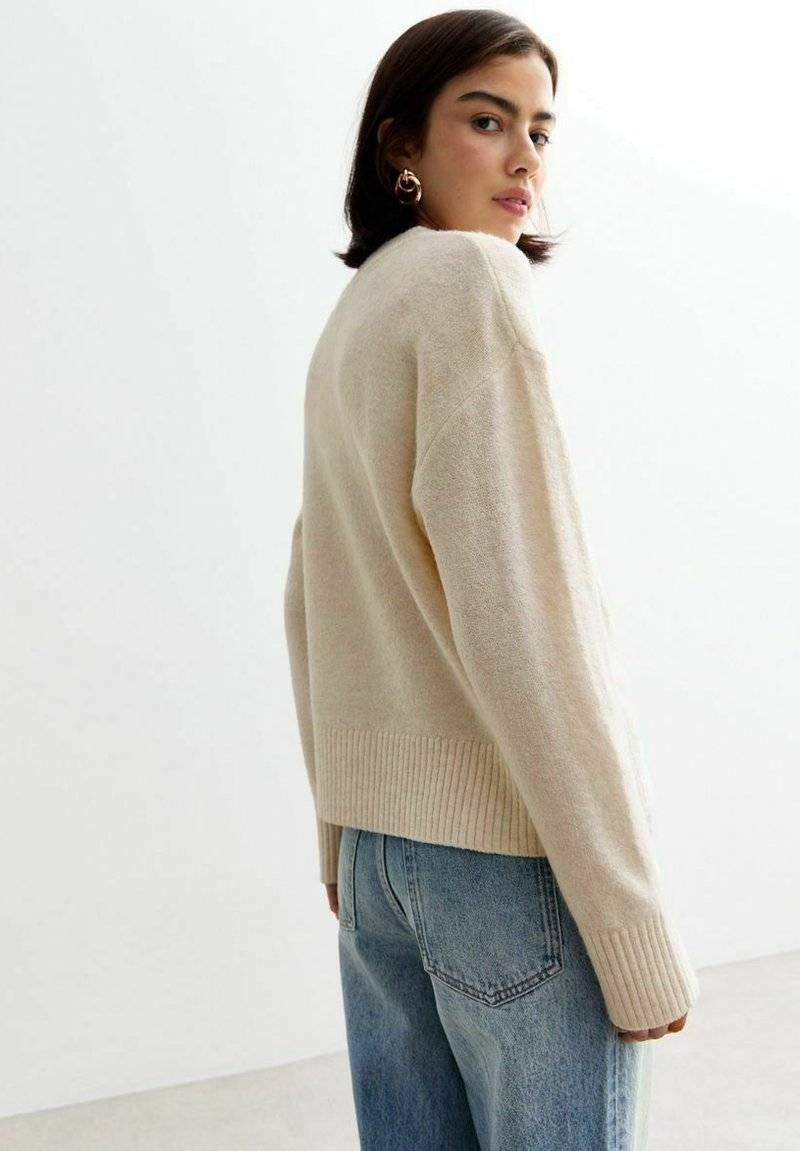 New Look New Look CREW NECK - Jumper - off white Online Shopping
