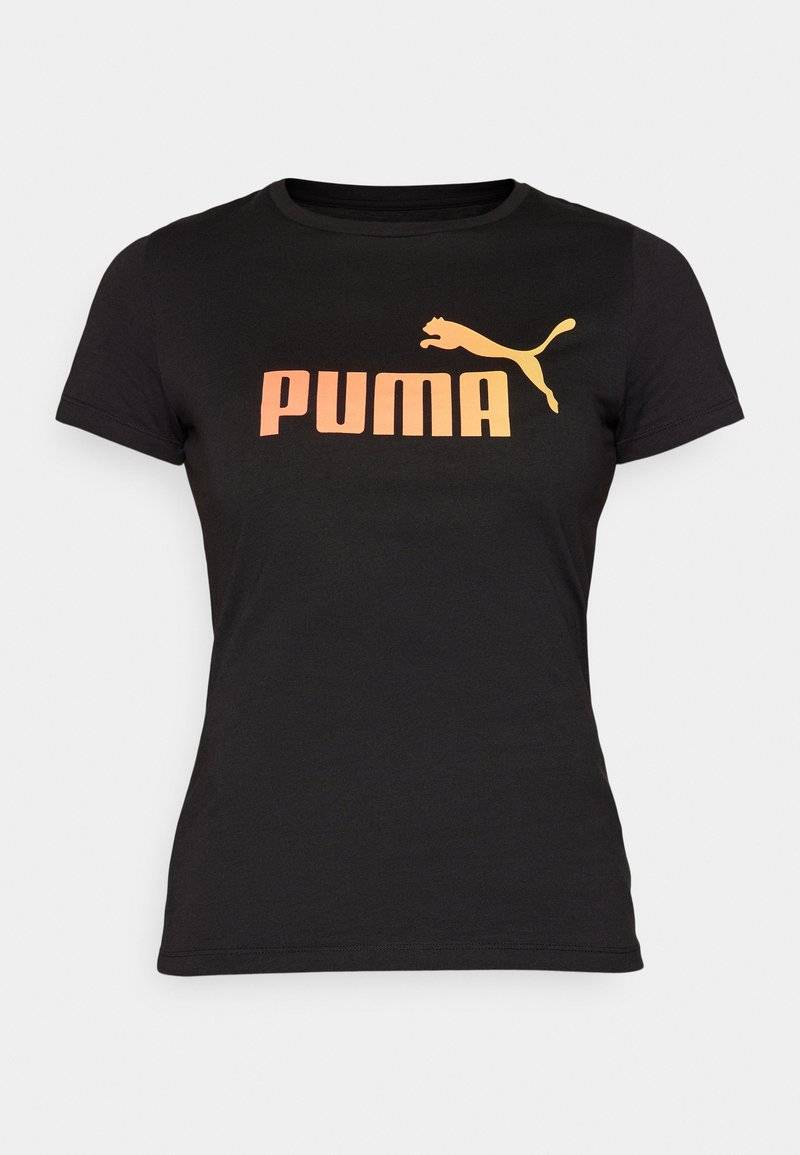 Puma Puma SUMMER SPORTS TEE - Print T-shirt - black Zeitlich begrenztes Angebot
