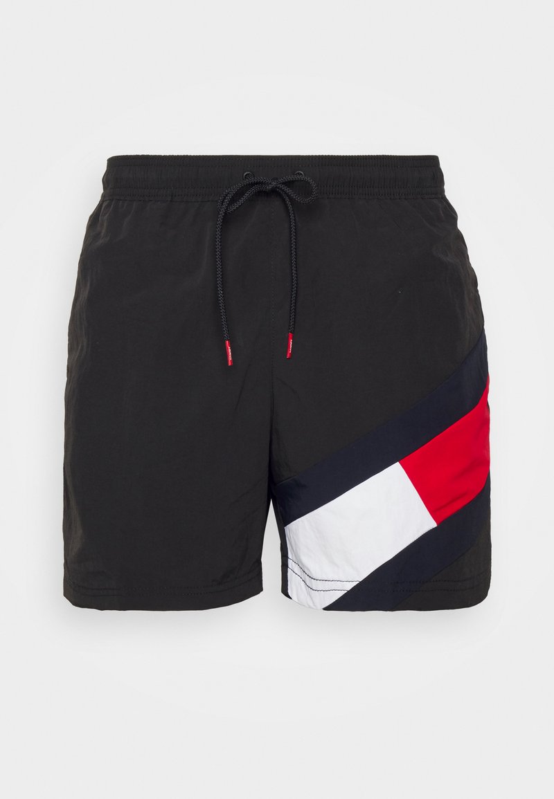 Tommy Hilfiger Tommy Hilfiger DRAWSTRING - Swimming shorts - black Riesige Ersparnisse