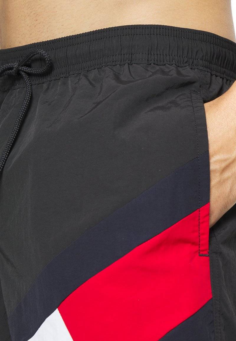 Tommy Hilfiger Tommy Hilfiger DRAWSTRING - Swimming shorts - black Riesige Ersparnisse