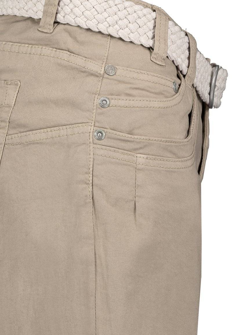 Sublevel Sublevel BERMUDA MIT GÜRTEL - Denim shorts - beige Sonderangebot