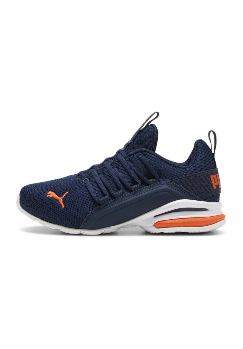 Puma Puma AXELION - Training shoe - club navy flame flicker white Neueste Mode