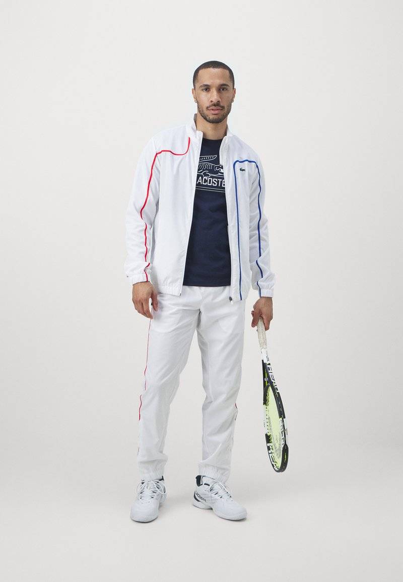 Lacoste Sport Lacoste Sport TRACKSUIT TENNIS PLAYERS - Tracksuit - white Riesige Ersparnisse
