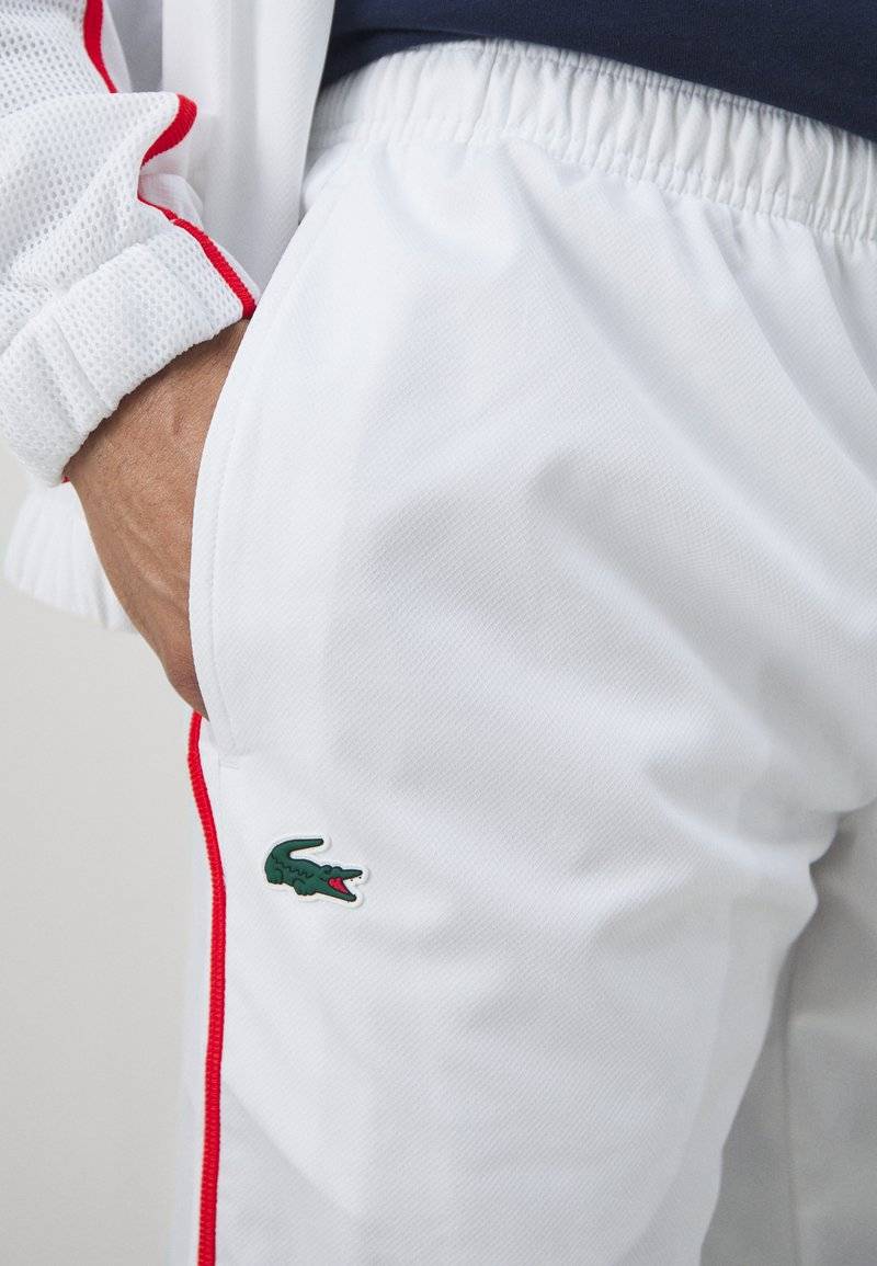 Lacoste Sport Lacoste Sport TRACKSUIT TENNIS PLAYERS - Tracksuit - white Riesige Ersparnisse